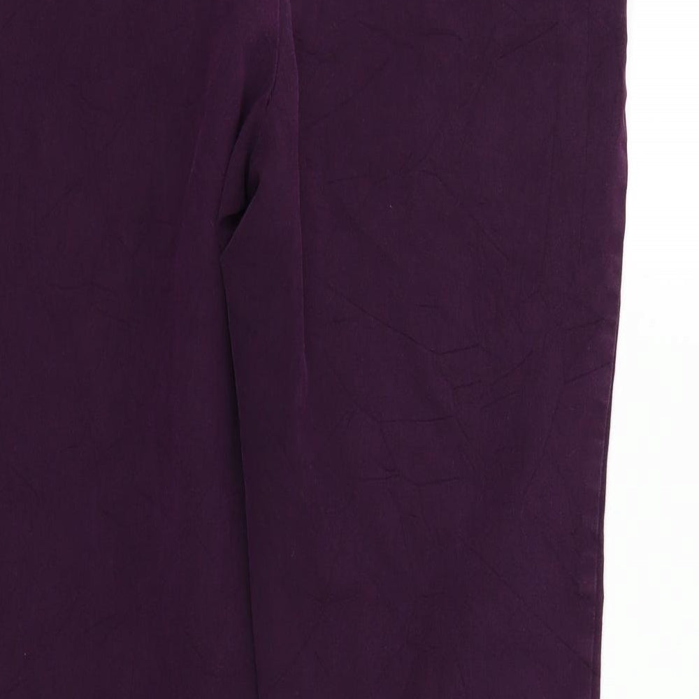 Maison Jules Womens Purple   Trousers  Size 12 L26 in