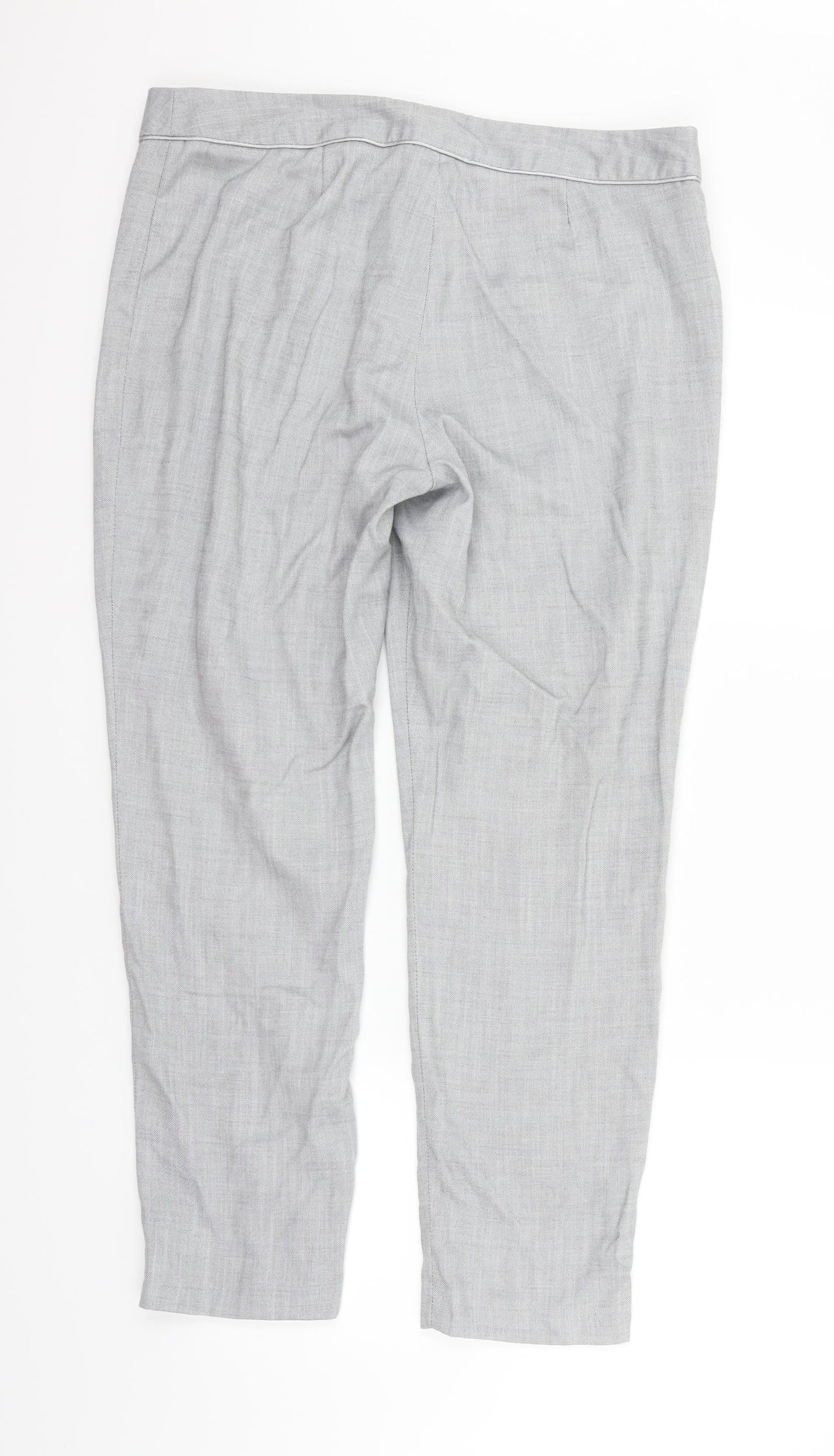 NEXT Womens Grey   Trousers  Size 14 L26 in