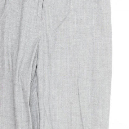 Next Womens Grey   Trousers  Size 14 L26 in