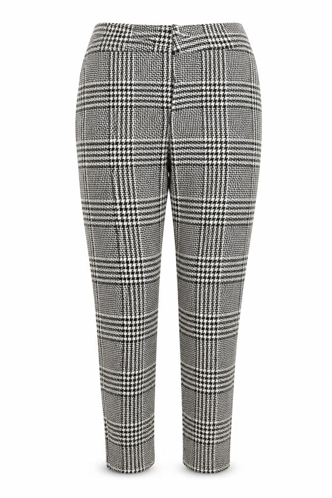 H&M Womens White Geometric  Sweatpants Trousers Size 10 L23 in