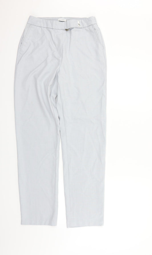 Marks and Spencer Womens Grey   Trousers  Size 10 L28 in