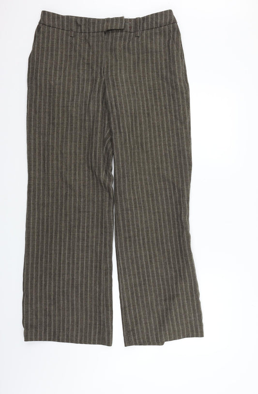 H&M Womens Green   Trousers  Size 32 in L29 in