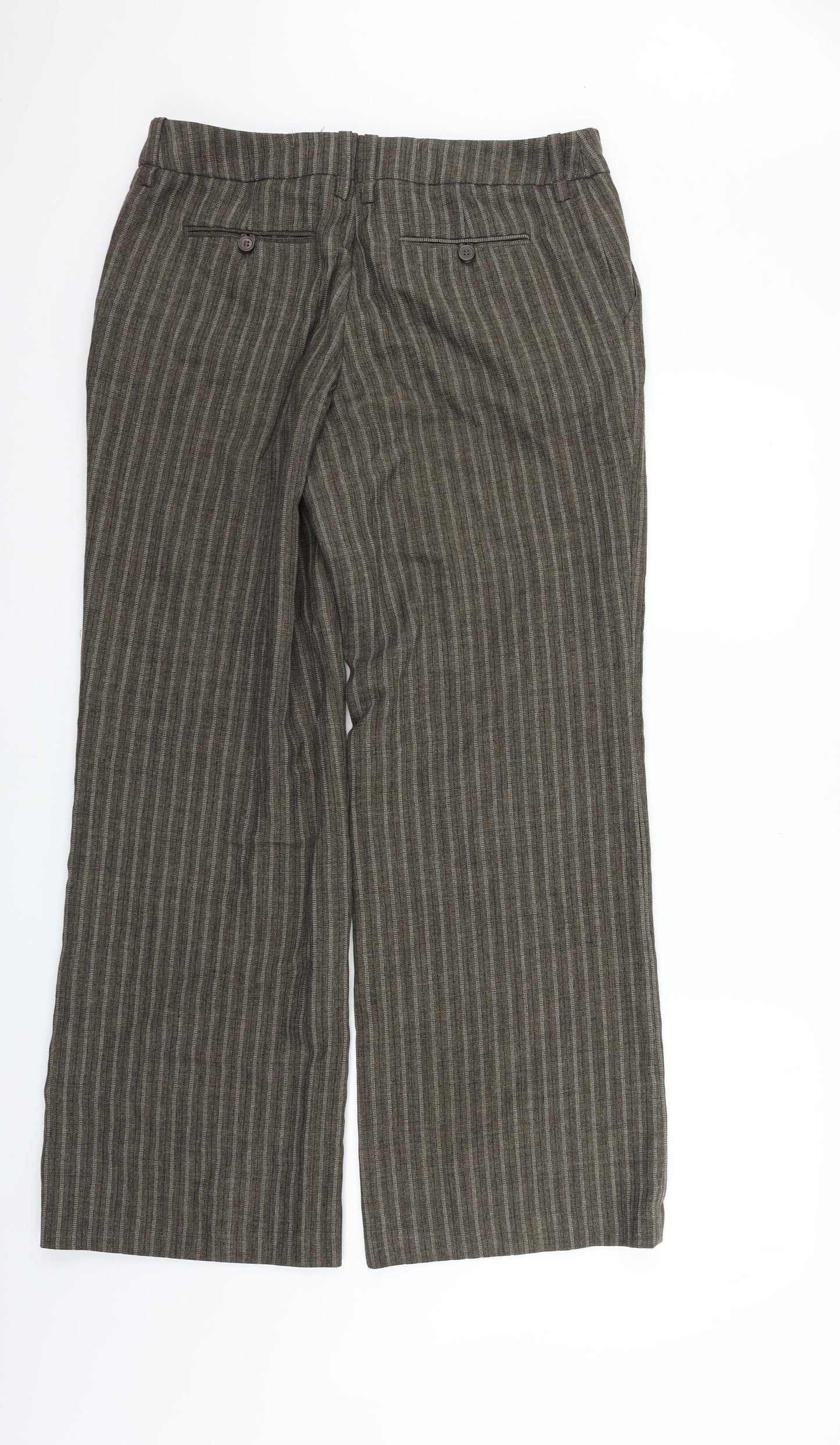 H&M Womens Green   Trousers  Size 32 in L29 in