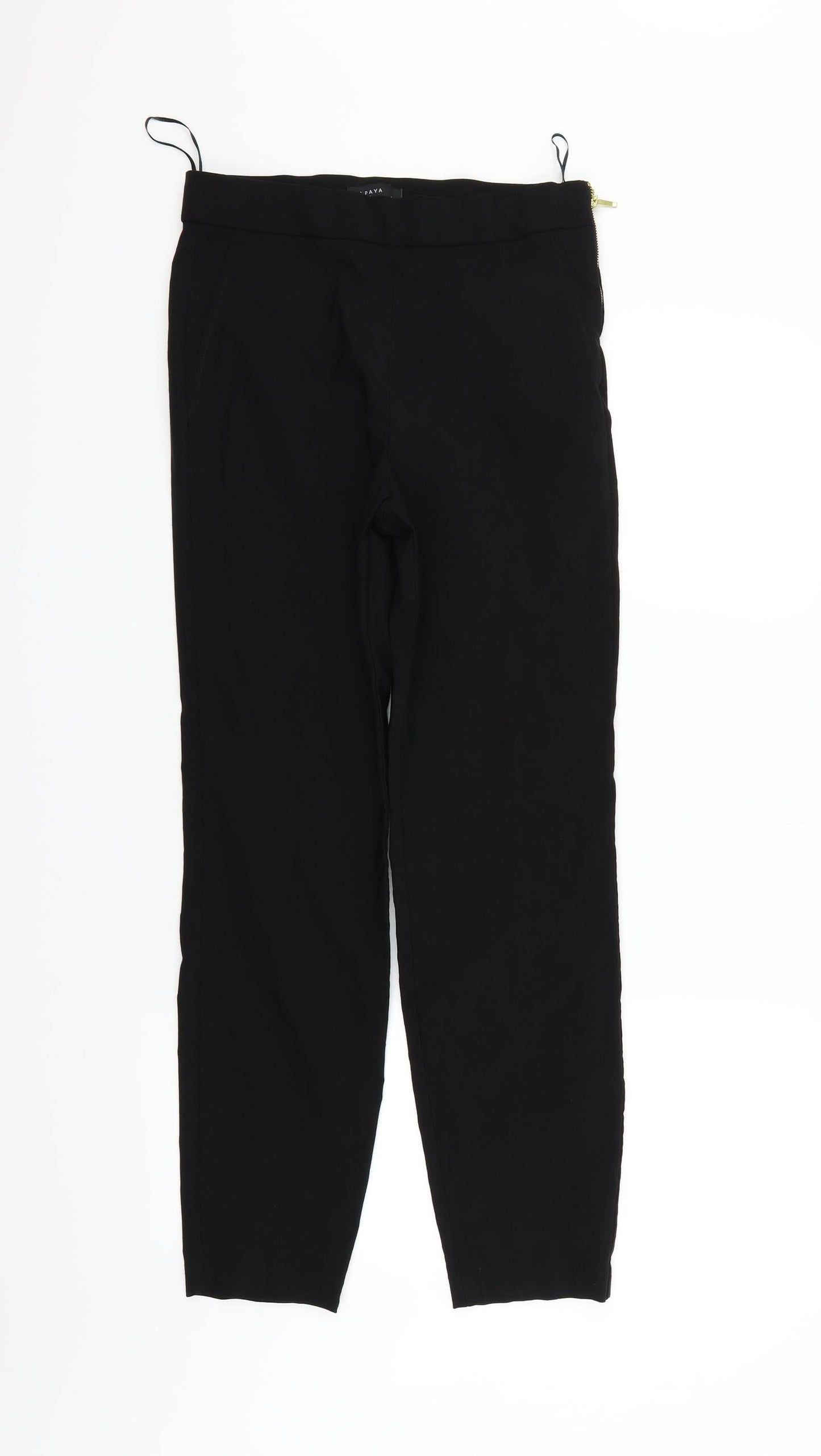 Papaya Womens Black   Sweatpants Trousers Size 10 L26 in