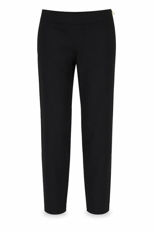 Front view of Papaya women’s black sweatpants, size UK 10, 26-inch leg