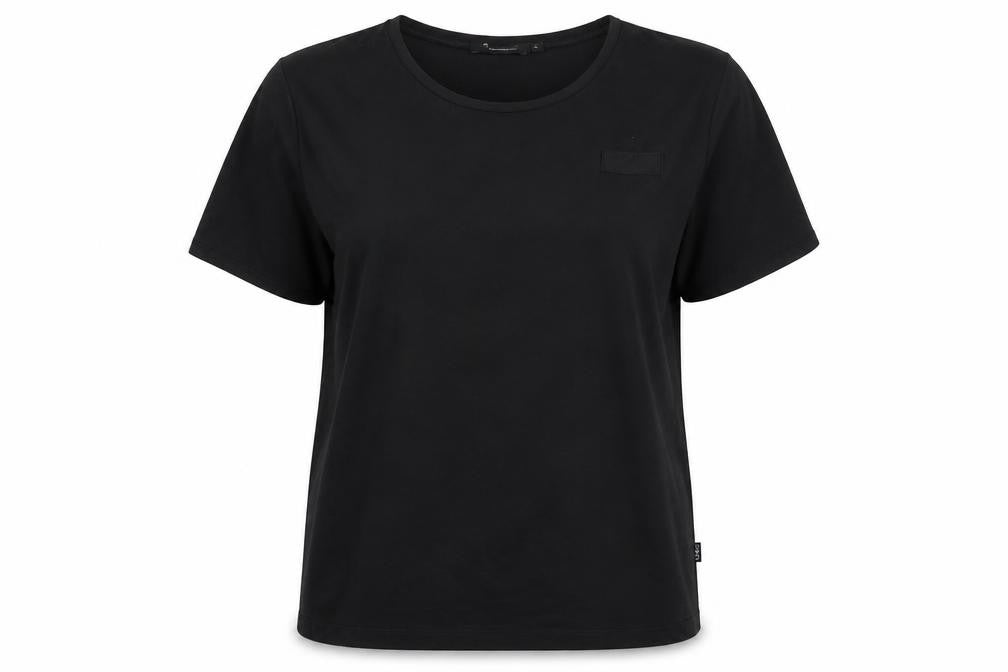 Corporate Wear Womens Black   Basic T-Shirt Size L
