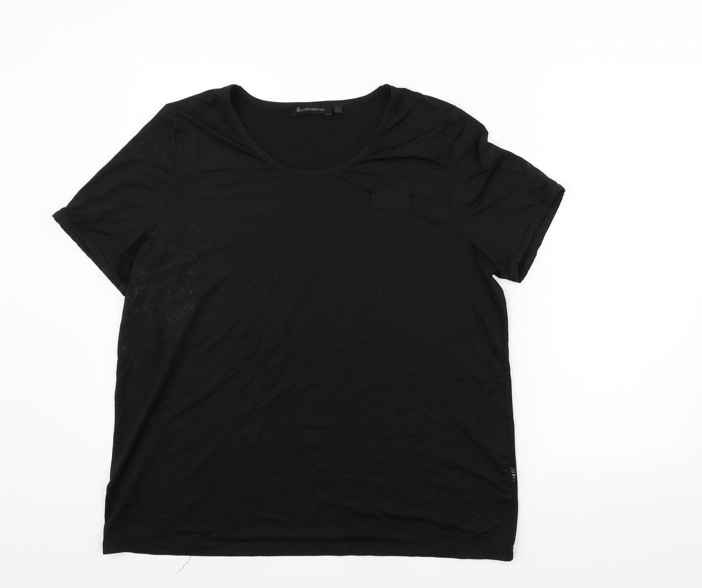 incorporatewear Womens Black   Basic Blouse Size L