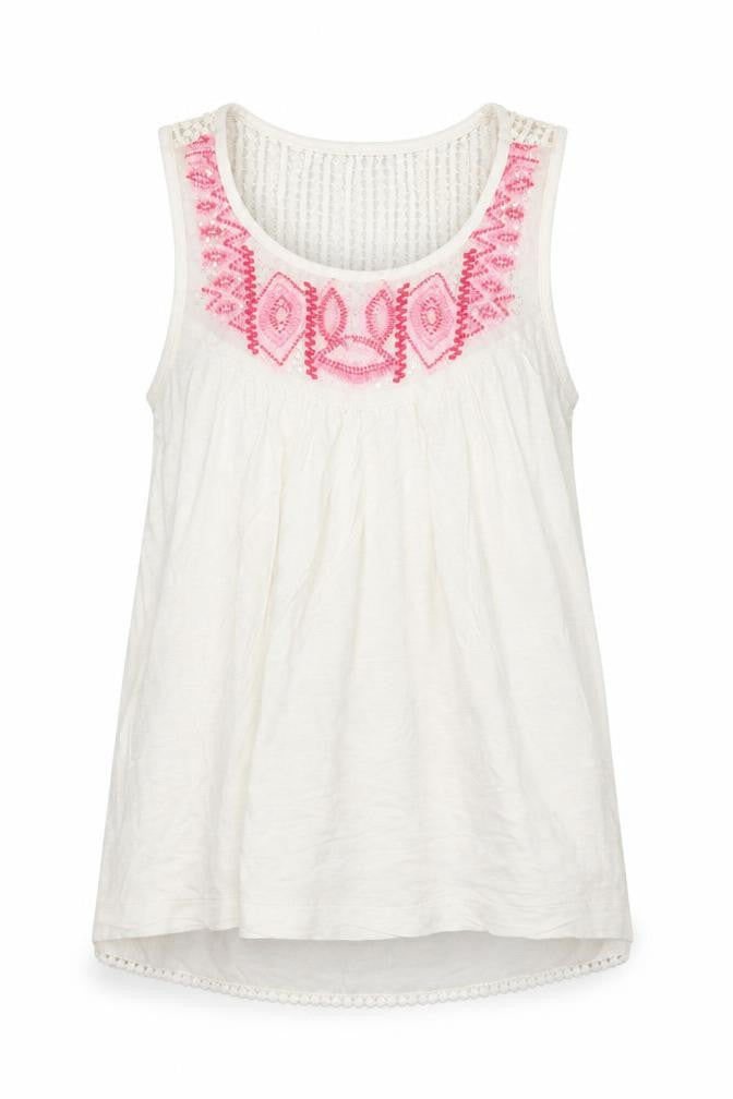 George Womens White   Fit & Flare  Size 10  - washable marks