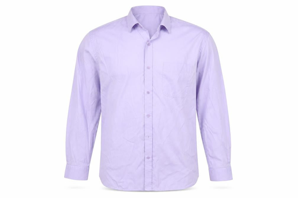 George Mens Purple    Button-Up Size 17