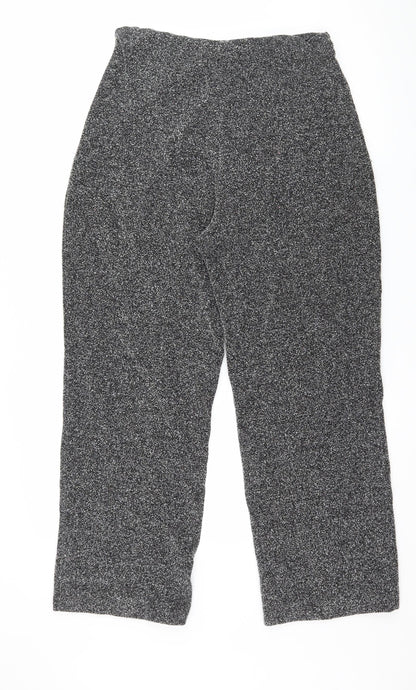 Dash Womens Grey  Jersey Trousers  Size 12 L26 in
