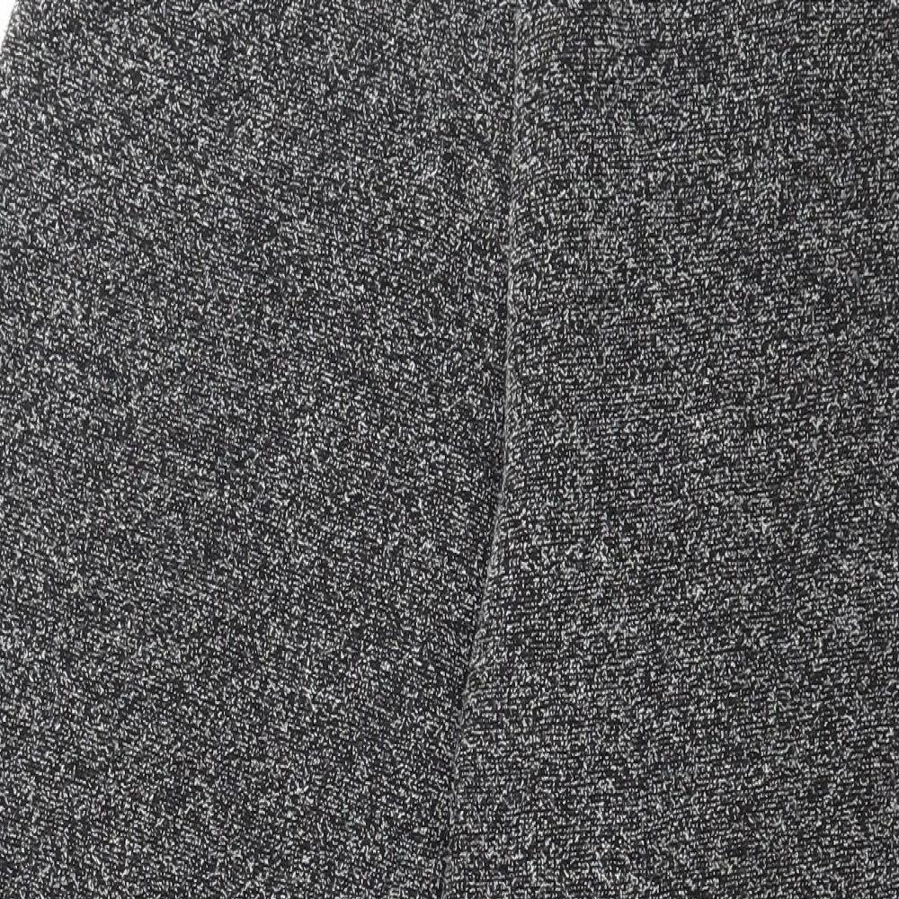 DASH Womens Grey  Jersey Trousers  Size 12 L26 in