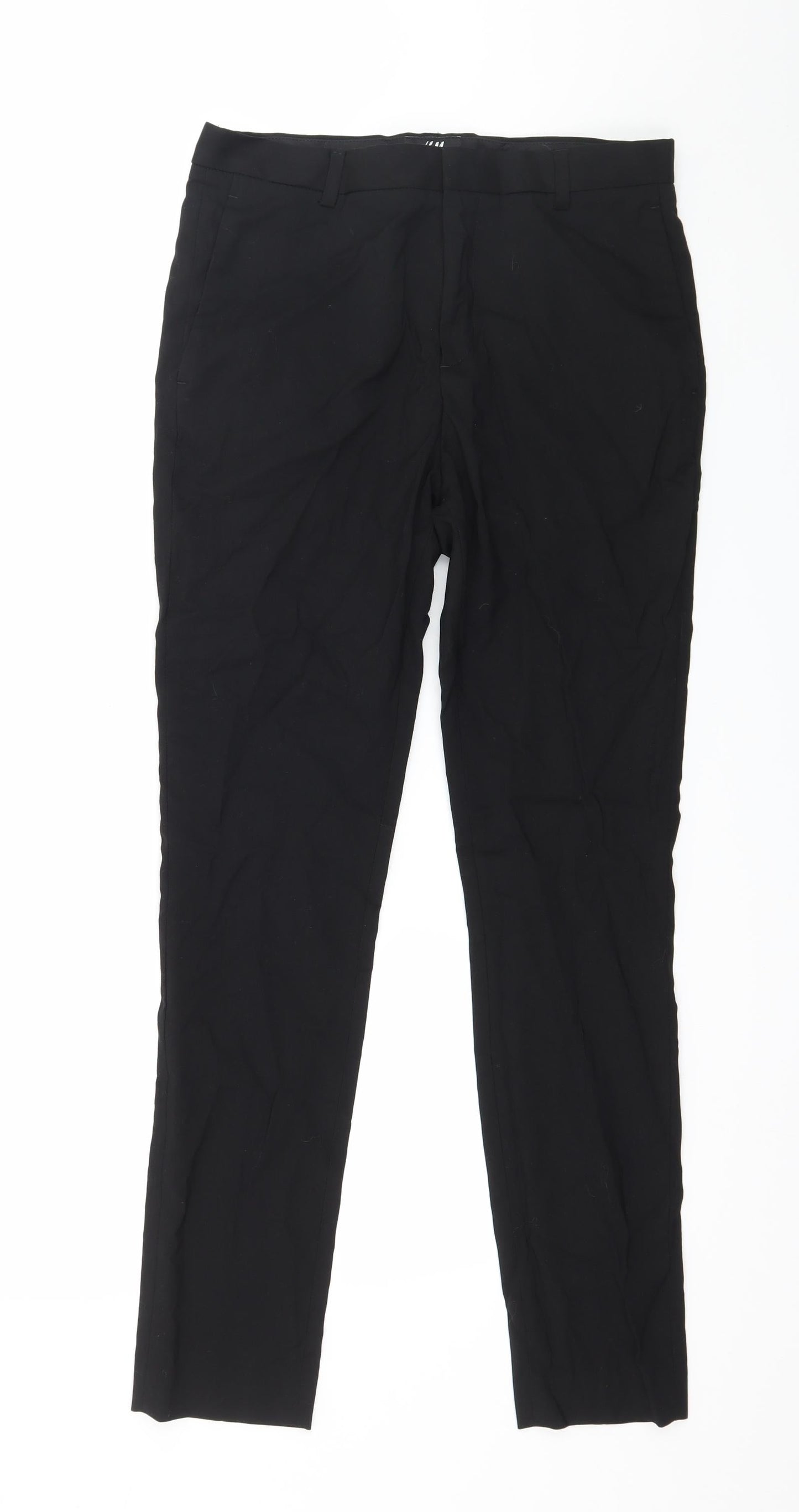H&M Womens Black   Trousers  Size 30 in L28 in