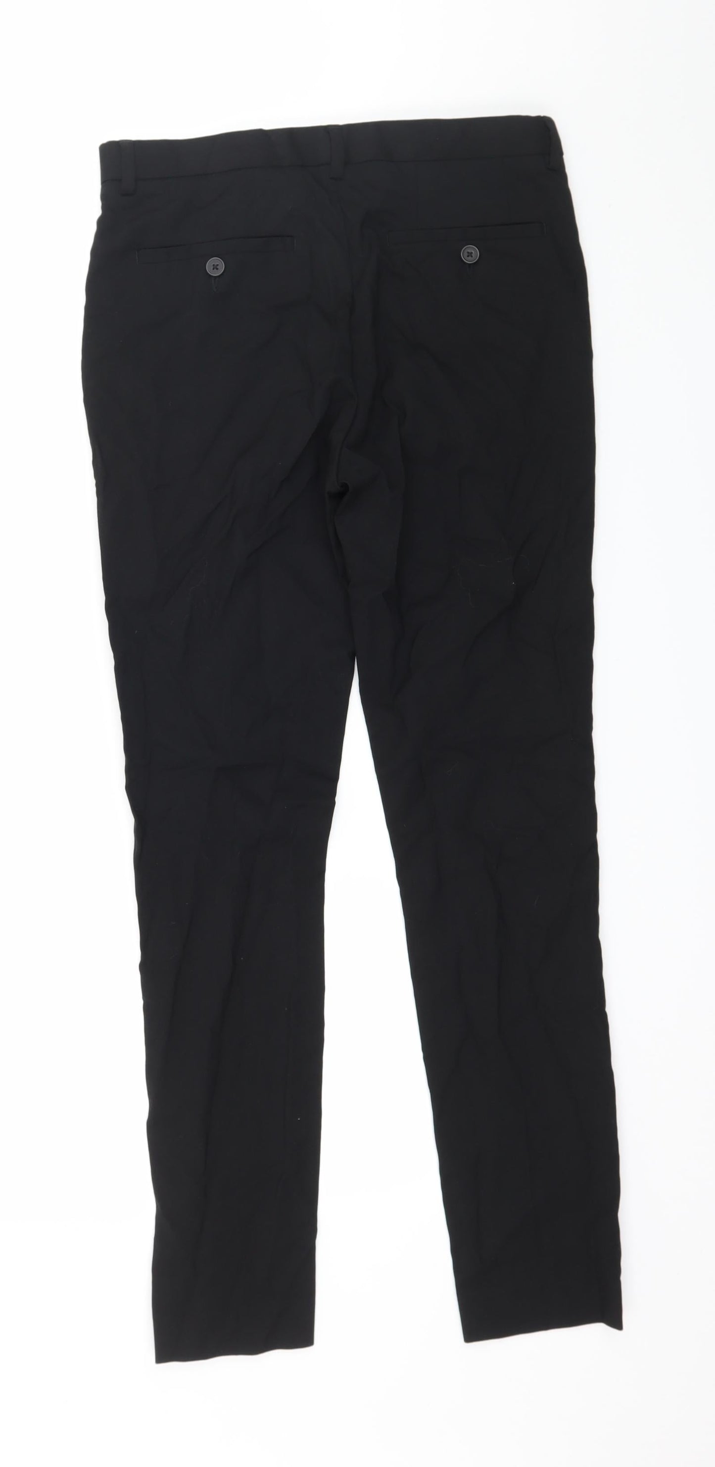 H&M Womens Black   Trousers  Size 30 in L28 in
