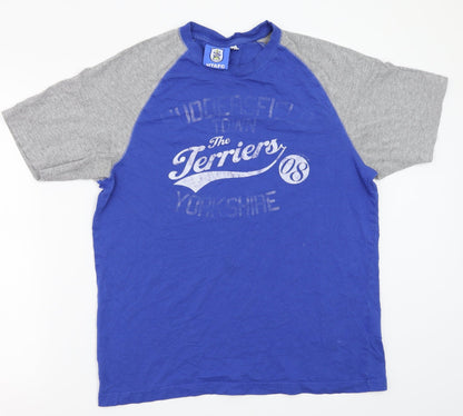 HTAFC Mens Blue    T-Shirt Size M