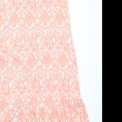 Tu Womens Pink Paisley  A-Line  Size 8