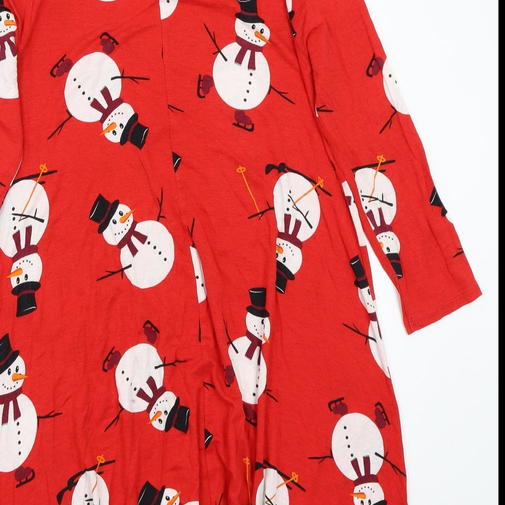 Papaya Womens Red   A-Line  Size 8
