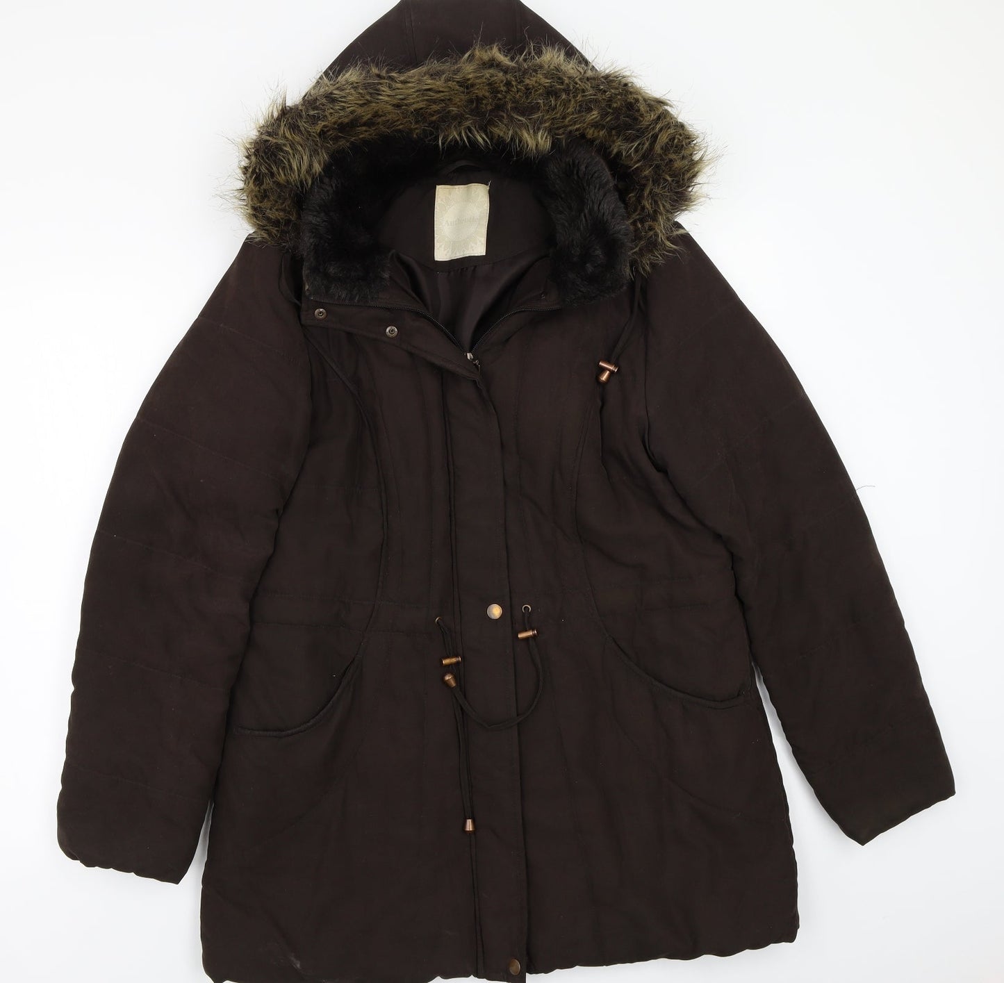 BHS Womens Brown   Jacket Coat Size 14