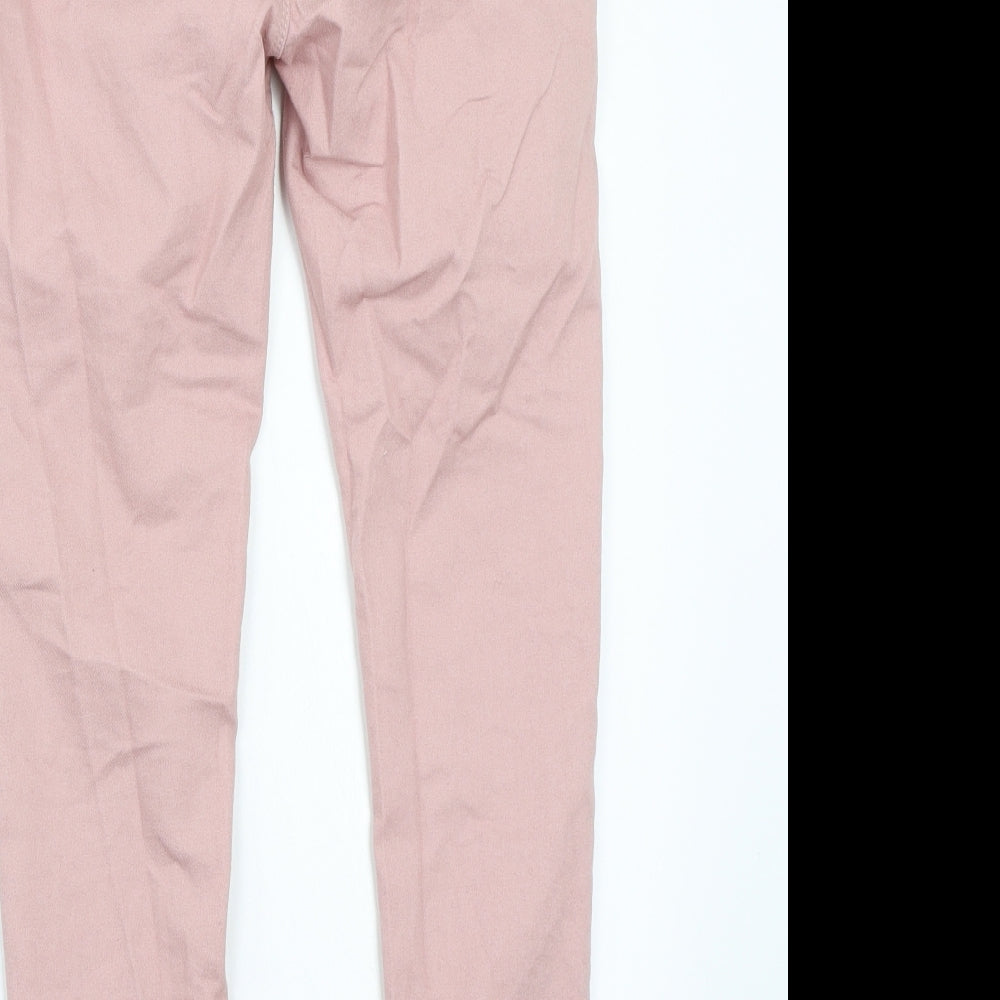 Dorothy Perkins Womens Pink   Skinny Jeans Size 6 L24 in