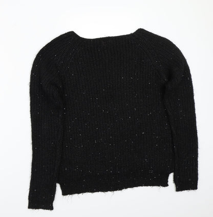Back view of Only women’s black jumper, size S