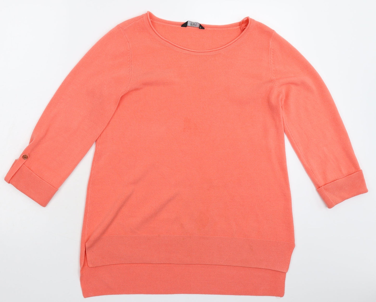 F&F Womens Pink  Knit Pullover Jumper Size 14