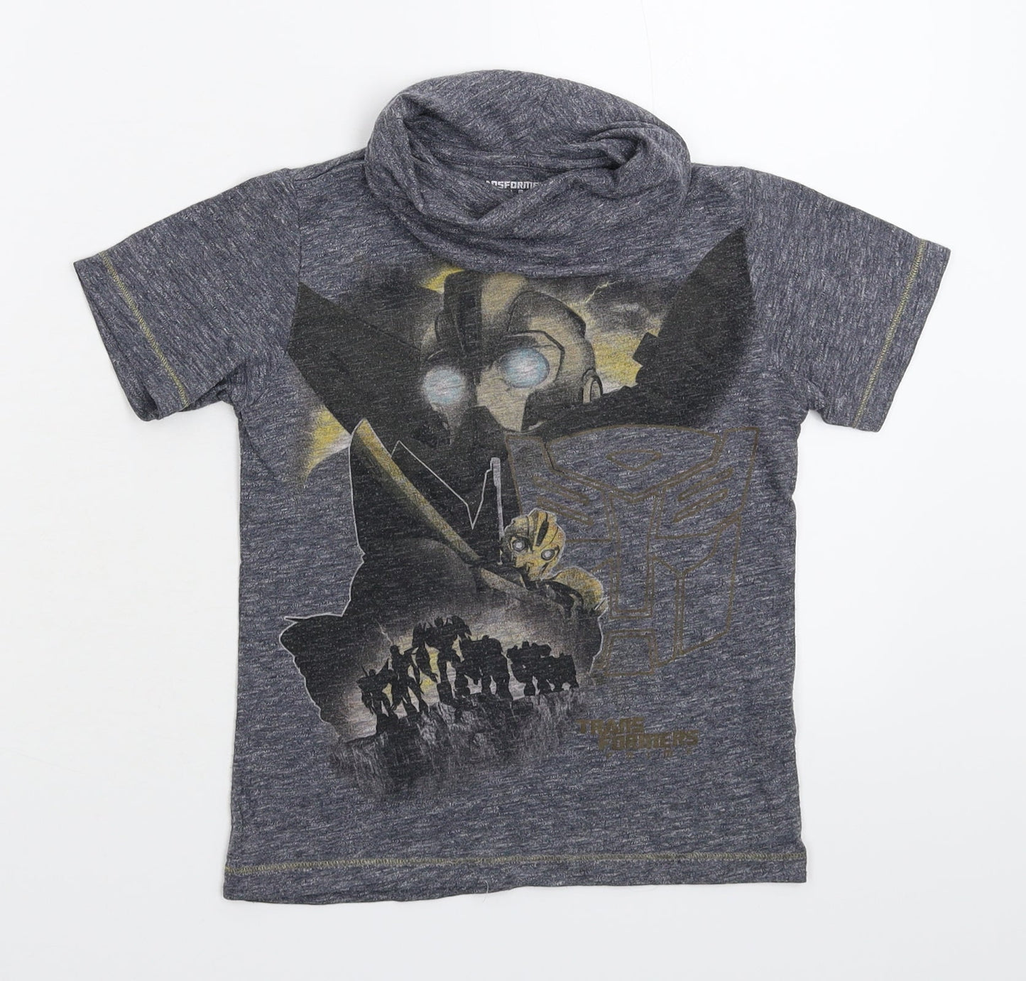 NEXT Boys Grey   Basic T-Shirt Size 5 Years  - Transformers
