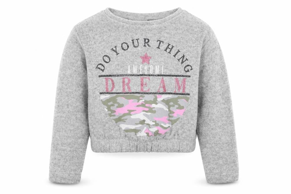 Matalan Girls Grey   Pullover Jumper Size 4 Years