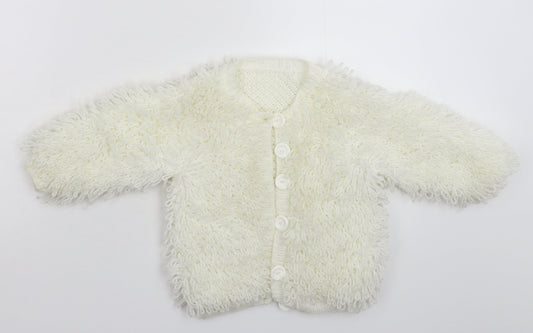 Preworn Girls White   Jacket  Size S
