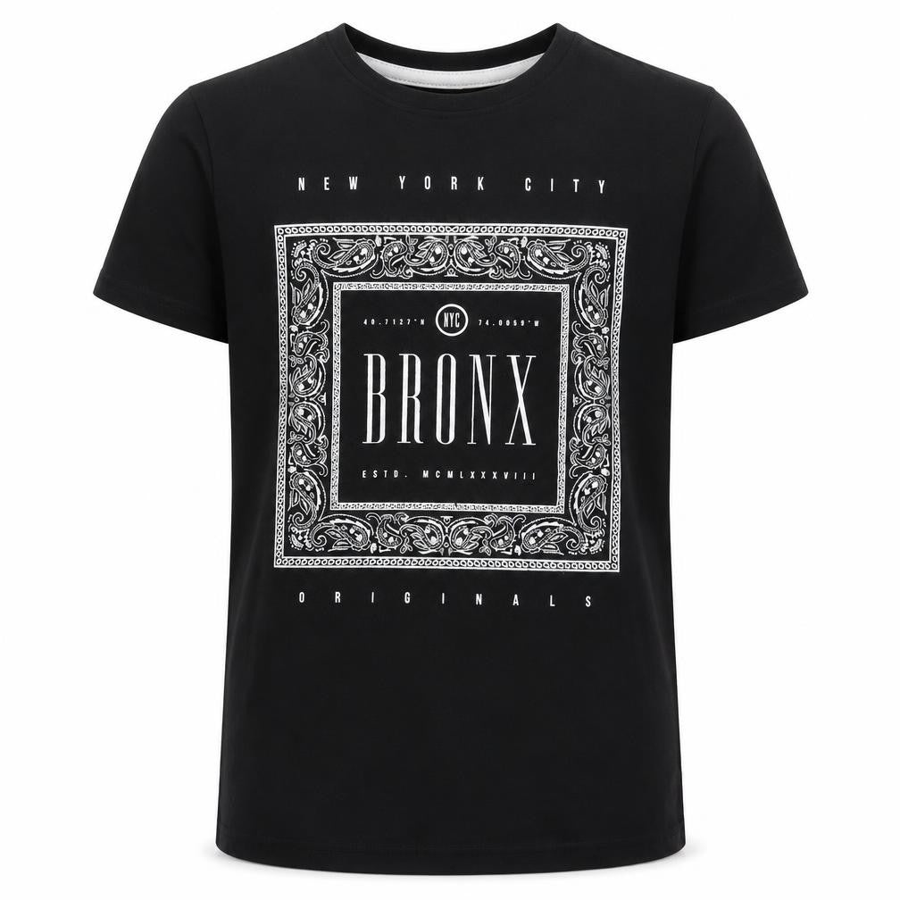 Primark Boys Black   Basic T-Shirt Size 10-11 Years