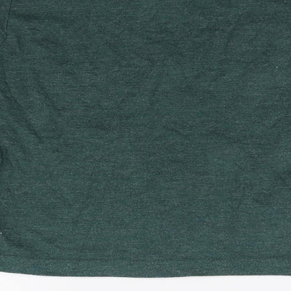 Preloved Primark Boys Green   Basic T-Shirt Size 3-4 Years  - New York - Label