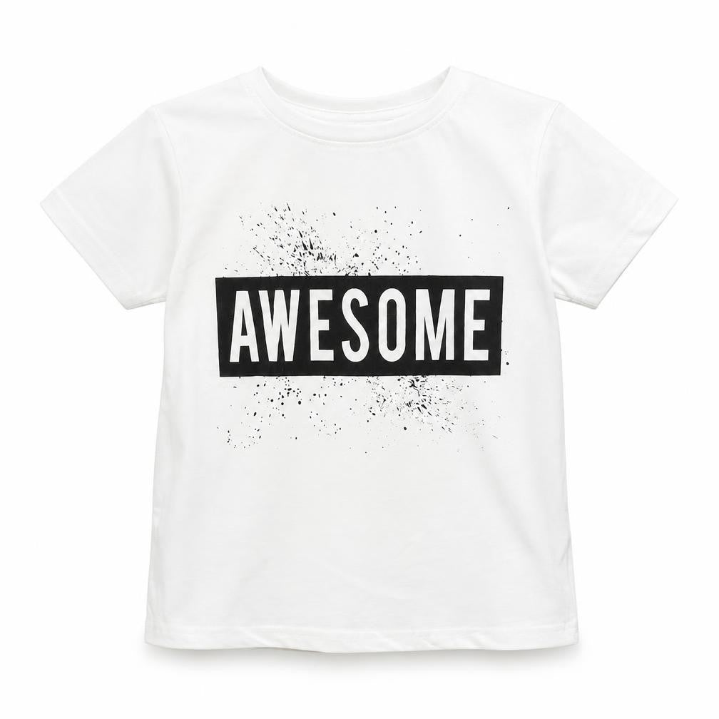 Primark Boys White   Basic T-Shirt Size 6-7 Years