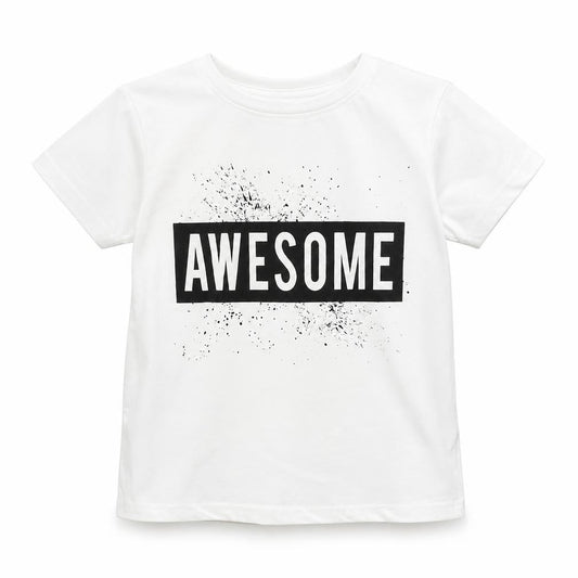 Primark Boys White   Basic T-Shirt Size 6-7 Years