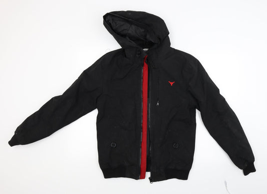 Cedar Wood State Mens Black   Jacket Coat Size S