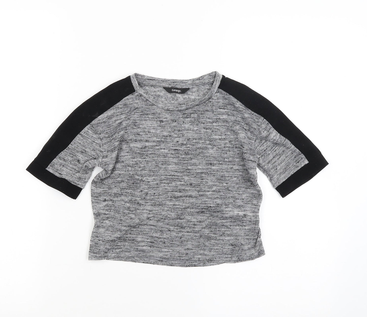 George Boys Grey   Basic T-Shirt Size 5-6 Years