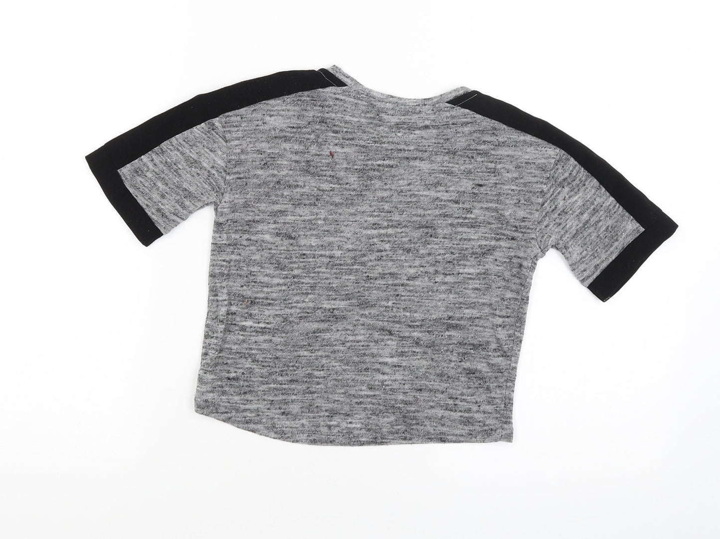 George Boys Grey   Basic T-Shirt Size 5-6 Years