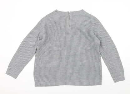 Dorothy Perkins Womens Grey   Pullover Jumper Size 14