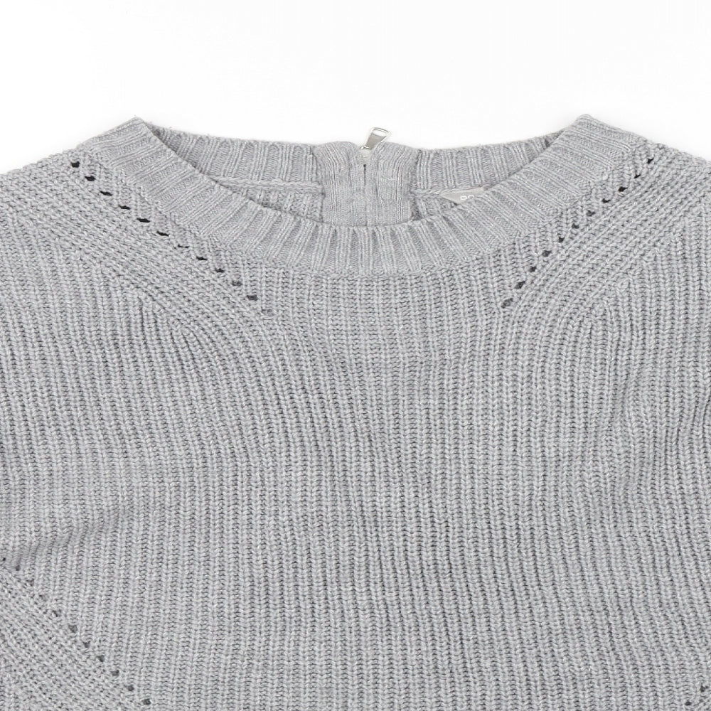 Dorothy Perkins Womens Grey   Pullover Jumper Size 14