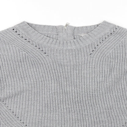 Dorothy Perkins Womens Grey   Pullover Jumper Size 14