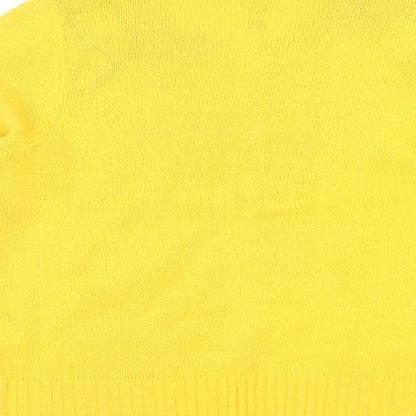 Divided Womens Yellow   Pullover Jumper Size XS