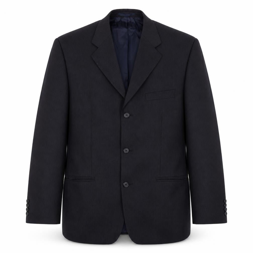C&A Mens Blue Striped  Jacket  Size 42