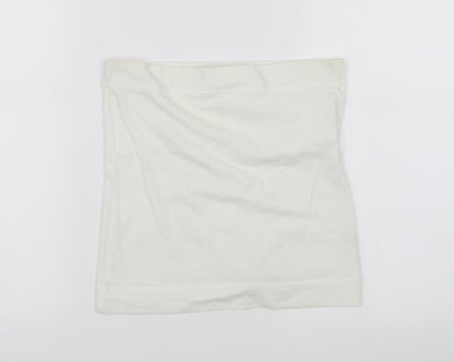 Additional front view of Atmosphere women’s white basic tank, size UK 12