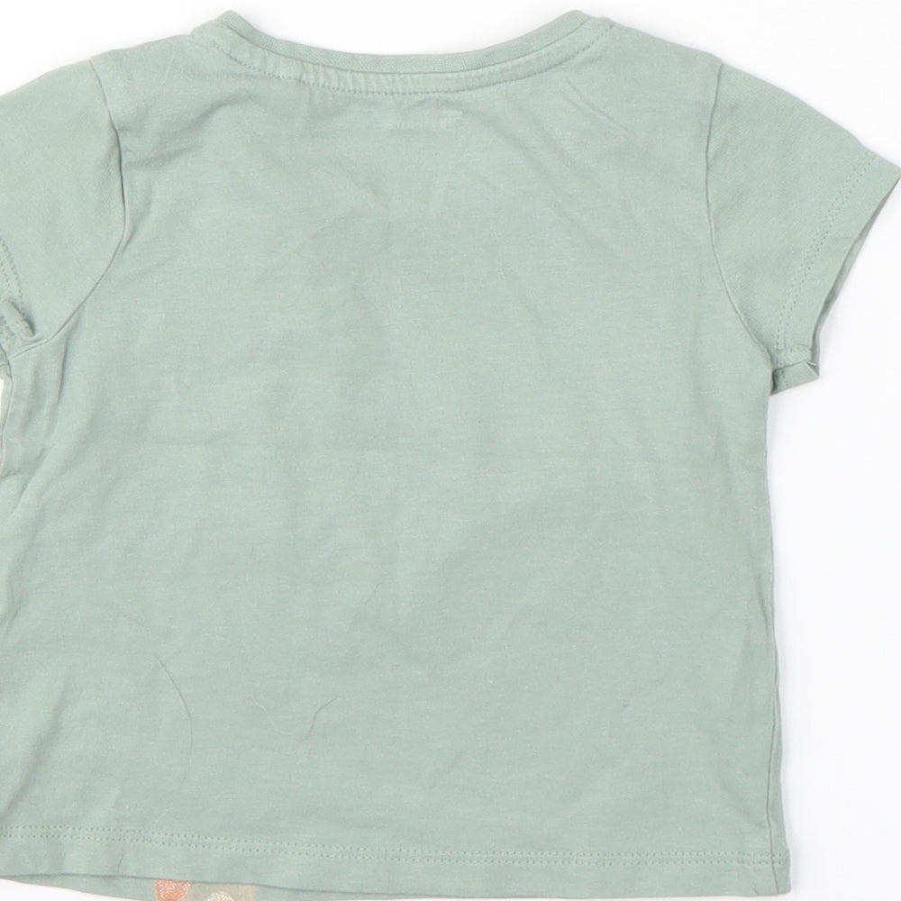 TU  Green   Basic Polo Size 12-18 Months