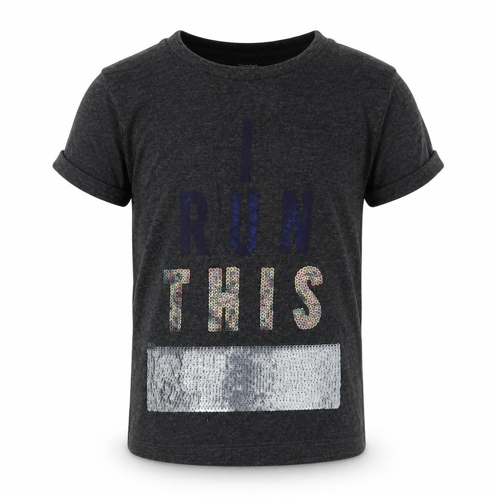 George Girls Grey   Basic T-Shirt Size 2-3 Years