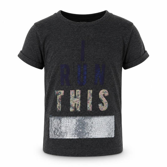 George Girls Grey   Basic T-Shirt Size 2-3 Years