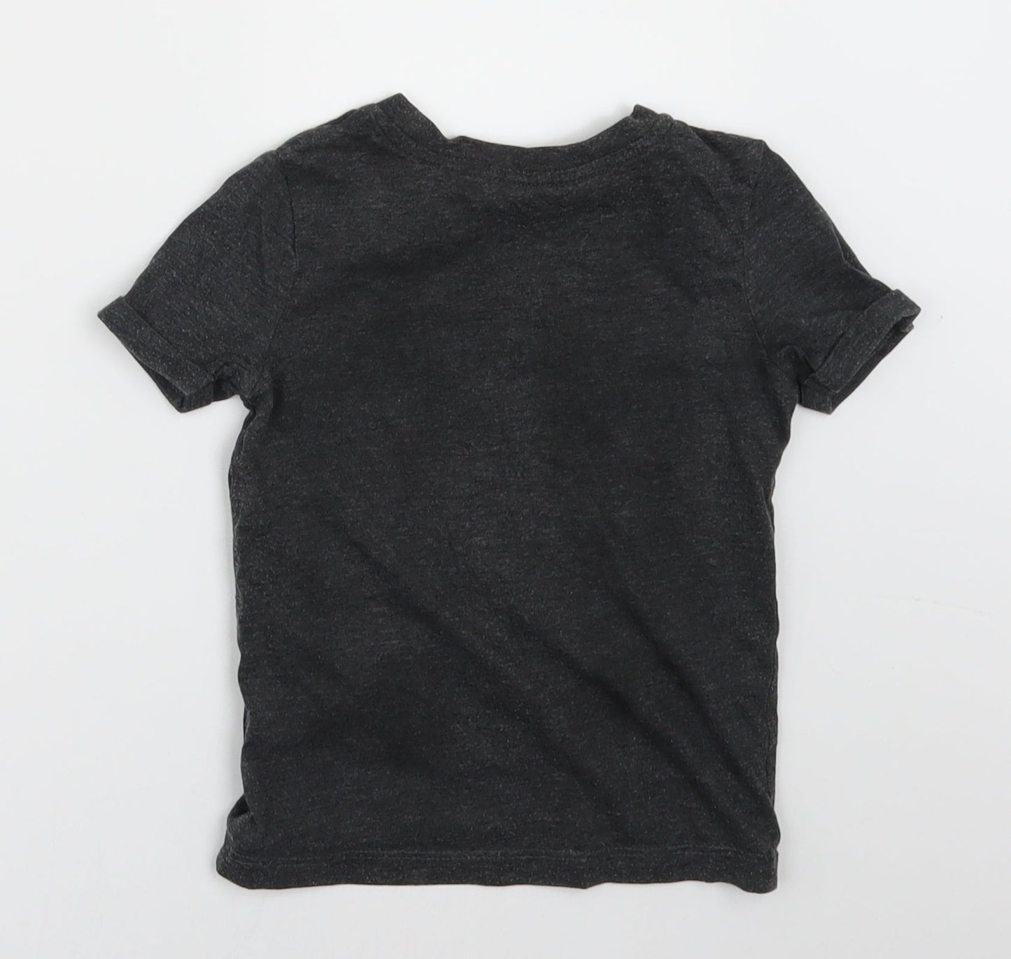 George Girls Grey   Basic T-Shirt Size 2-3 Years
