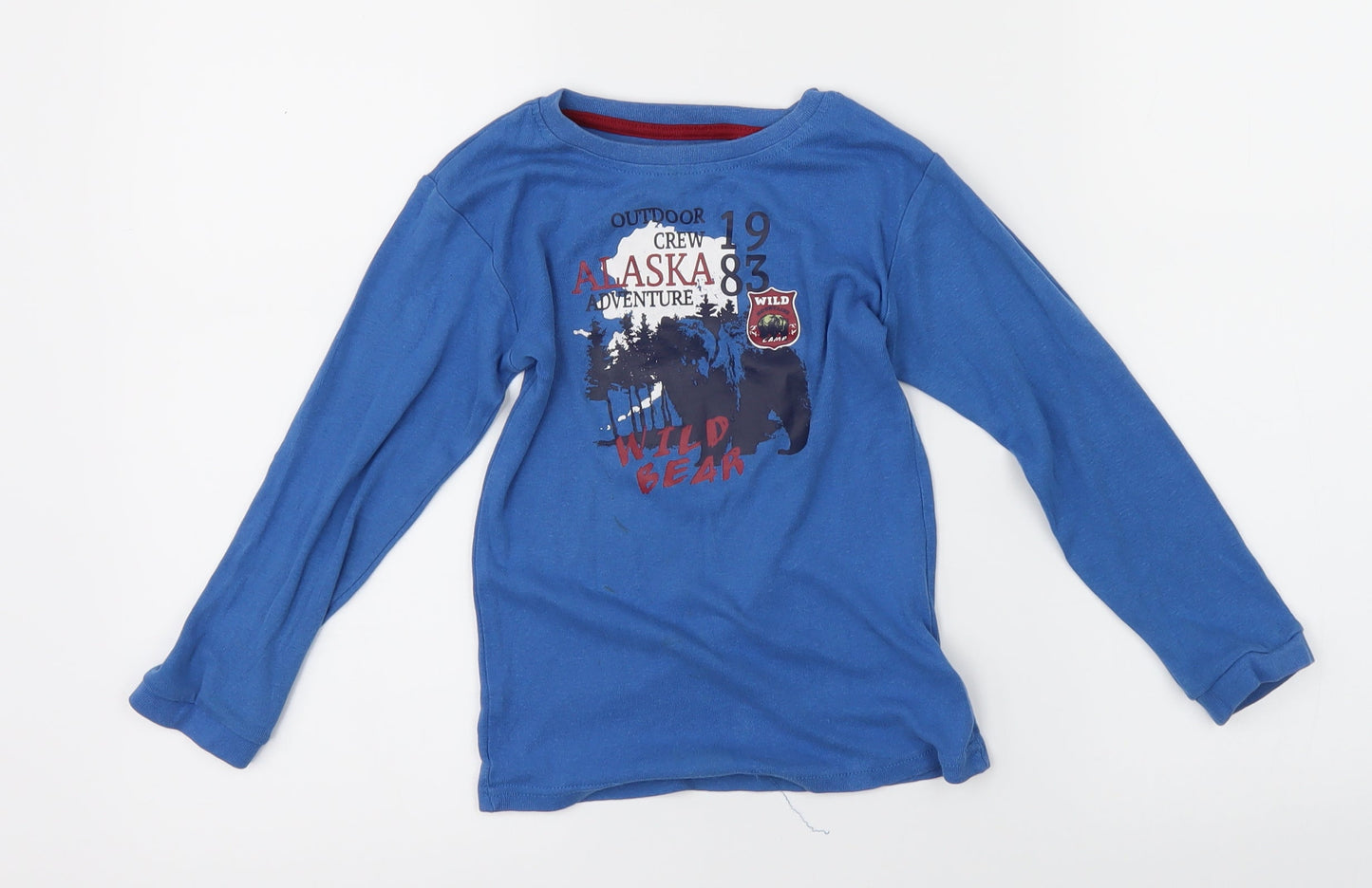 Lupilu Boys Blue   Basic T-Shirt Size 5 Years  - alaska