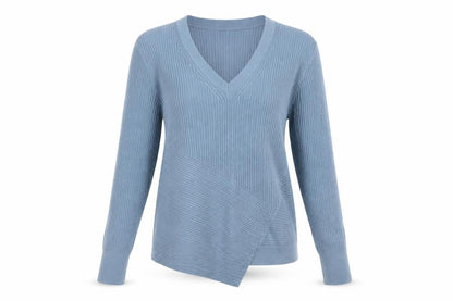 Tu Womens Blue  Knit Pullover Jumper Size 12