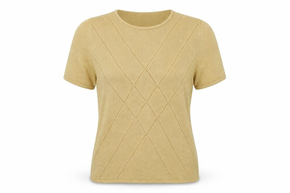 EWM Womens Gold   Basic T-Shirt Size M