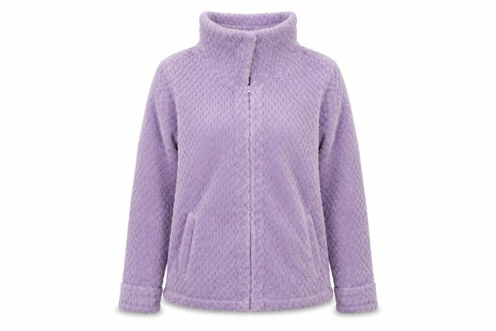 Bella Beau Womens Purple   Full Zip Jumper Size M