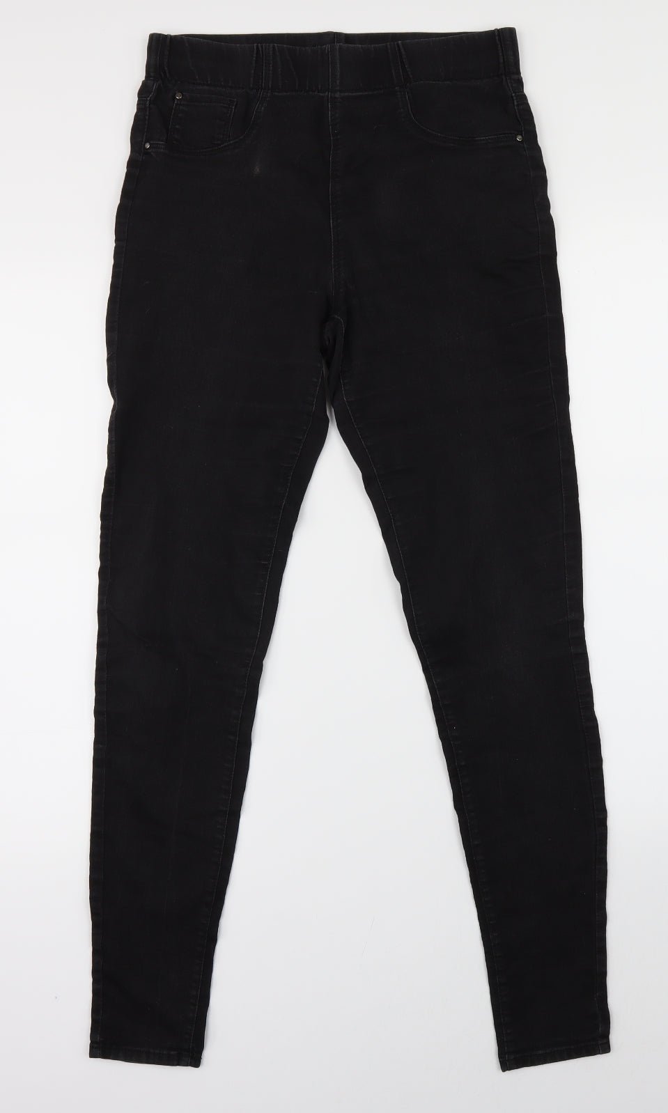 Preworn Womens Black   Jegging Jeans Size 8 L28 in