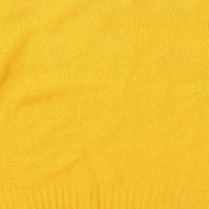 Preloved Divided Womens Yellow   Pullover Jumper Size S - Label